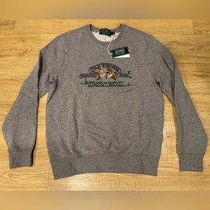 Polo Ralph Lauren Men’s Country Sportsman Graphic Fleece Duck Sweatshirt S - M